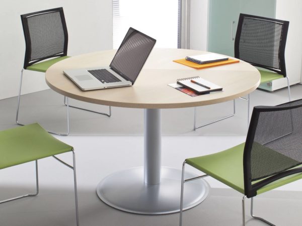 table réunion ronde Euroburo Calais Haut De France